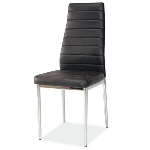 jídelní čalouněná židle, barva černá