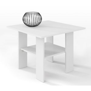konferenční stolek, barva bílá (CB-50)