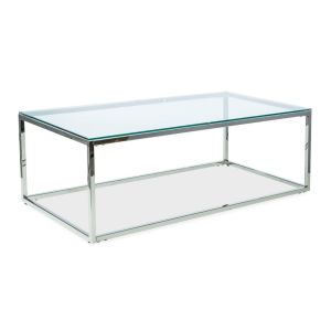 konferenční stolek A, barva chrom/sklo