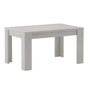 jídelní stůl rozkládací 160x90, barva jasan bílý 