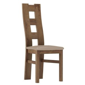 čalouněná židle, barva dub lefkas/Victoria 31 
