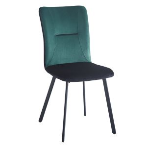 čalouněná židle, barva zelená/černá