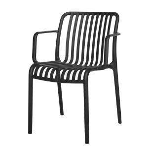 židle plastová, barva černá