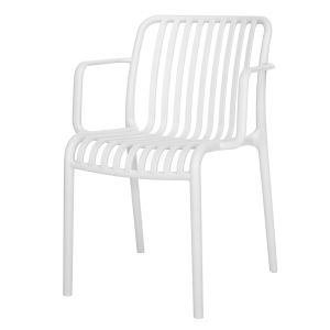 židle plastová, barva bílá