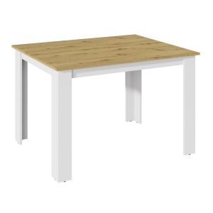jídelní stůl 120x80, barva artisan/bílá
