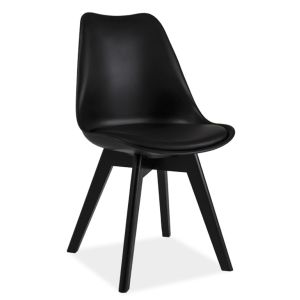 jídelní židle II, barva černá/černá
