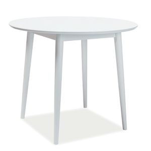 jídelní stůl kulatý 90x90, barva bílá