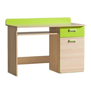 pracovní stůl, barva jasan/zelená (DH-10)
