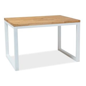jídelní stůl II 180x90, barva dýha dub/bílá