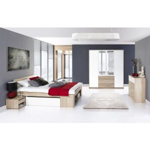 ložnice ( postel 160, komoda 4S, skříň ) 