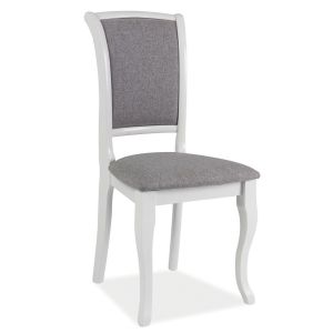 jídelní čalouněná židle, barva šedá