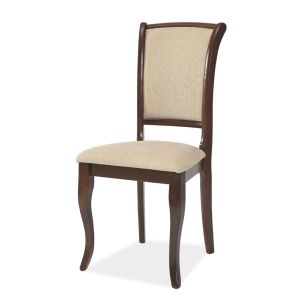 jídelní čalouněná židle, barva tm. ořech/T01