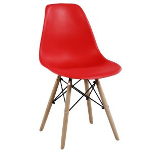 jídelní židle, barva červená