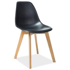 jídelní židle, barva černá/buk
