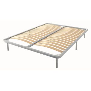 kovová postel s nožkama 200 cm