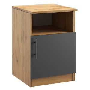 komoda 1D ST1, barva dub apalačský/šedá