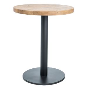 jídelní stůl kulatý, dub masiv 60x60 cm