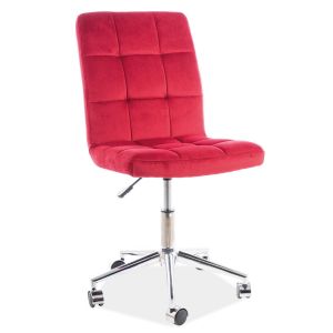 kancelářská židle, barva červená bordó