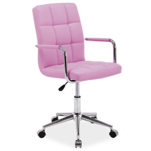 kancelářská židle, barva růžová