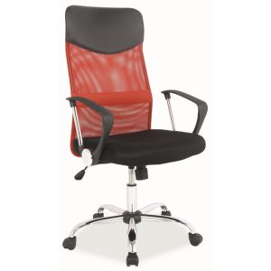 kancelářská židle, barva červená/černá