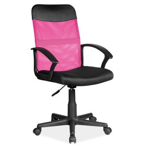 kancelářská židle, barva černá/růžová