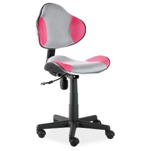 kancelářská židle, barva šedá/růžová