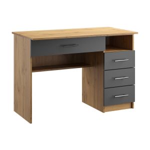 pracovní stůl pravý OD1, barva dub apalačský/šedá