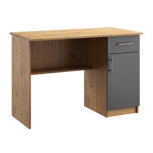 pracovní stůl pravý OD5, barva dub apalačský/šedá