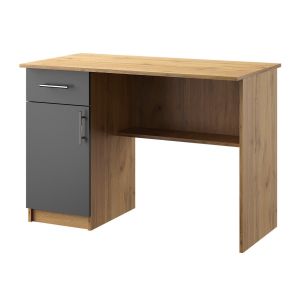 pracovní stůl levý OD5, barva dub apalačský/šedá