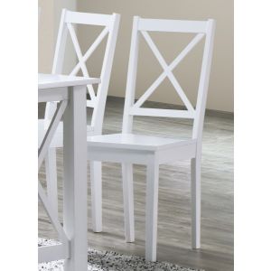 jídelní židle, barva bílá