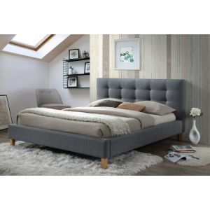 postel 180x200, barva šedá