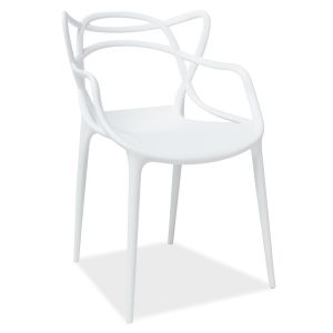 jídelní židle, barva bílá