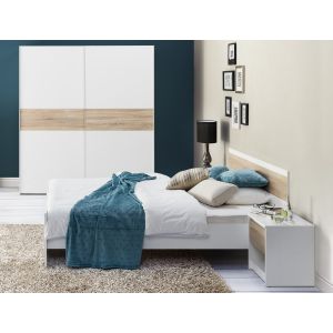 ložnice (skříň, postel, 2ks noční stolek) 