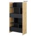Lenart Bed Concept regál 2S dub artisan/černá (LX-28)