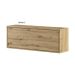 Lenart Bed Concept závěsná skříňka dub artisan (LX-29)