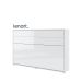 Lenart Bed Concept výklopná postel 120 bílá lesk/bílá mat (LX-05)