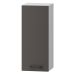 W30 h. skříňka 1-dveřová, barva šedá/grafit