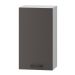 W40 h. skříňka 1-dveřová, barva šedá/grafit