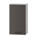 W45 h. skříňka 1-dveřová, barva šedá/grafit