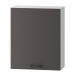 W60D1 h. skříňka 1-dveřová, barva šedá/grafit