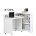 Lenart Work Concept rozkládací psací stůl levý bílá (MH-01)