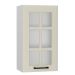 WS40P/L h. vitrína 1-dveřová, barva bílá/coffee mat