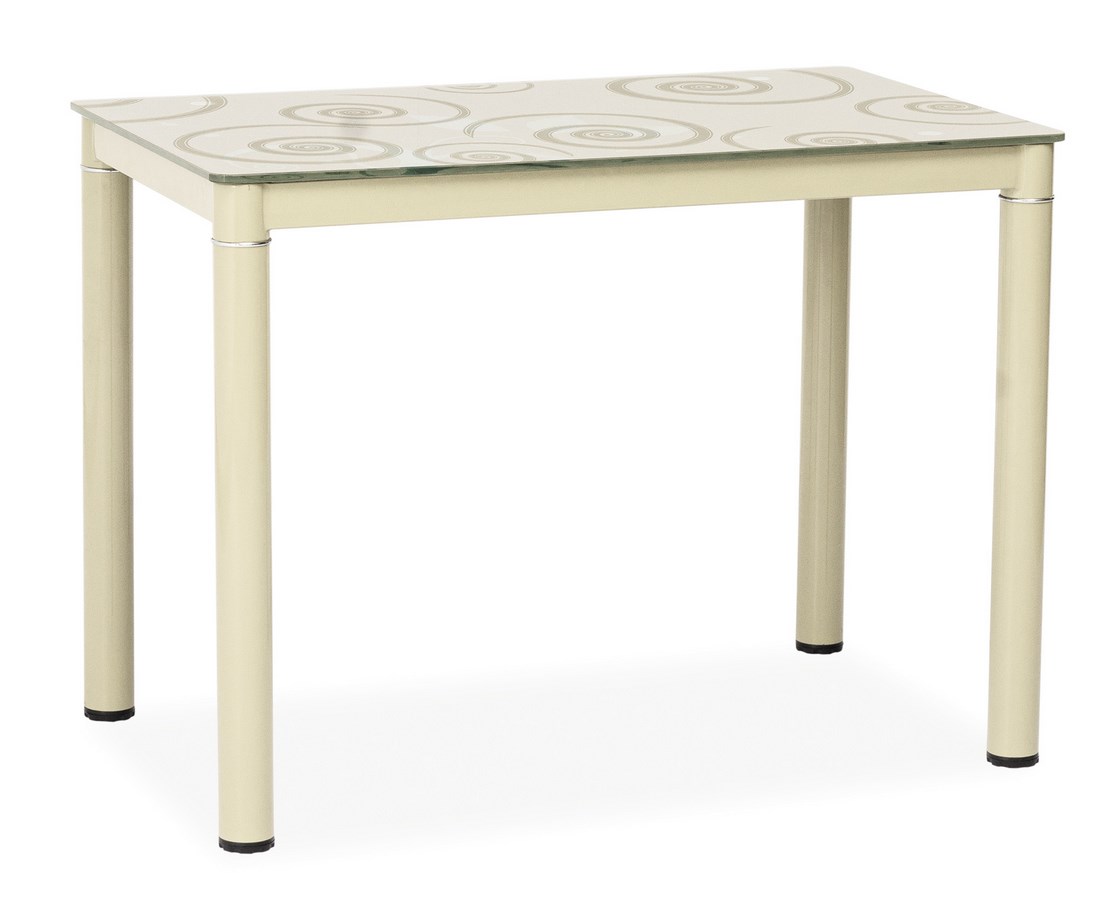 Jedálenský stôl DAMAR 80x60 krémový