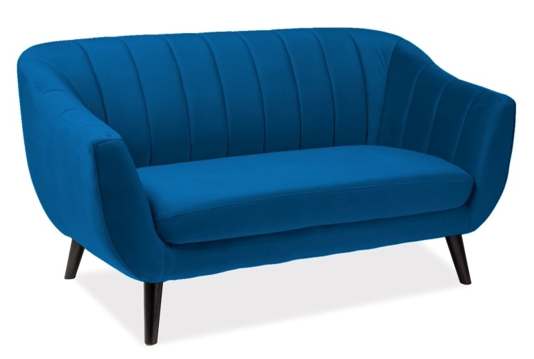 Čalúnené dvojkreslo ELITE VELVET 2 granátovo modrá