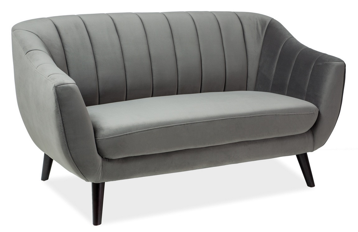 Čalúnené dvojkreslo ELITE VELVET 2 šedá