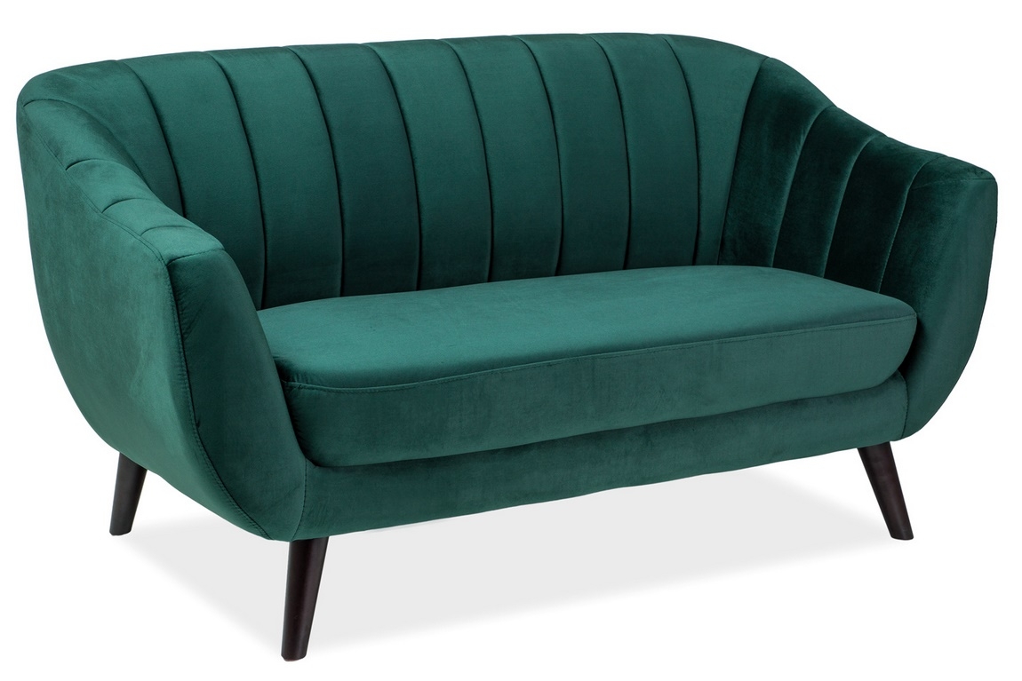 Čalúnené dvojkreslo ELITE VELVET 2 zelená