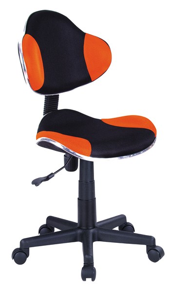 Kancelářská židle Q-G2 černá/oranžová Kancelářská židle Q-G2 černá/oranžová