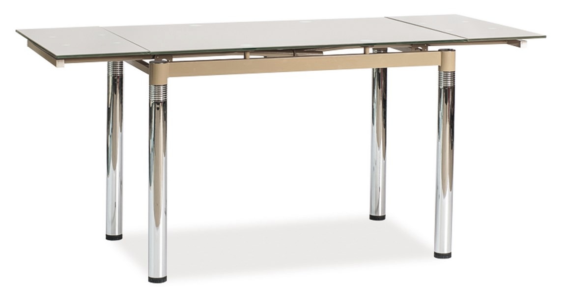 Jedálenský stôl GD-018 rozkladací tm. béžový