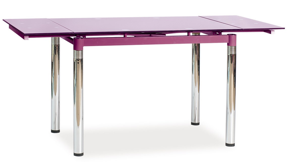 Jedálenský stôl GD-018 rozkladací fialový