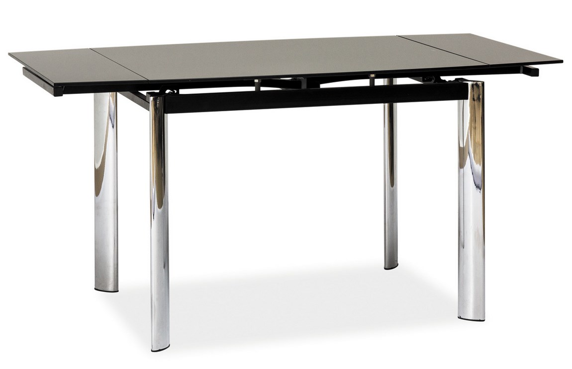 Jedálenský stôl GD-019 rozkladací čierny